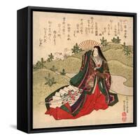 Iwai Shijaku No Miyahime-Utagawa Toyokuni-Framed Stretched Canvas