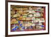 Iwakisan jinja shrine, wooden plaques with prayers and wishes, Japan-Christian Kober-Framed Photographic Print