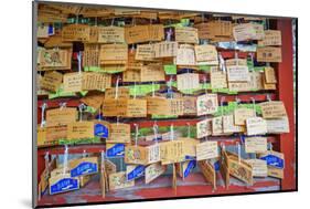 Iwakisan jinja shrine, wooden plaques with prayers and wishes, Japan-Christian Kober-Mounted Photographic Print