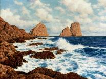 The Rocks at Capri (Les Rochers a Capri)-Iwan Choultse-Stretched Canvas