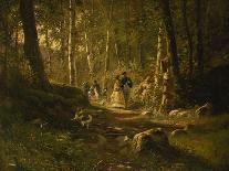 Regen Im Eichenwald, 1891-Iwan Iwanowitsch Schischkin-Stretched Canvas