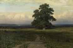 Regen Im Eichenwald, 1891-Iwan Iwanowitsch Schischkin-Stretched Canvas