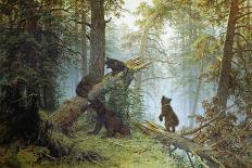 A Walk Through the Forest-Iwan Iwanowitsch Schischkin-Stretched Canvas