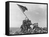 Iwo Jima Flag Raising-Joe Rosenthal-Framed Stretched Canvas