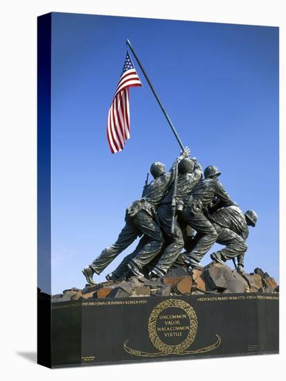 Iwo Jima Memorial, Arlington, Virginia, USA-Charles Gurche-Stretched Canvas