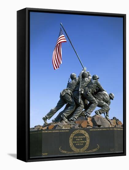 Iwo Jima Memorial, Arlington, Virginia, USA-Charles Gurche-Framed Stretched Canvas