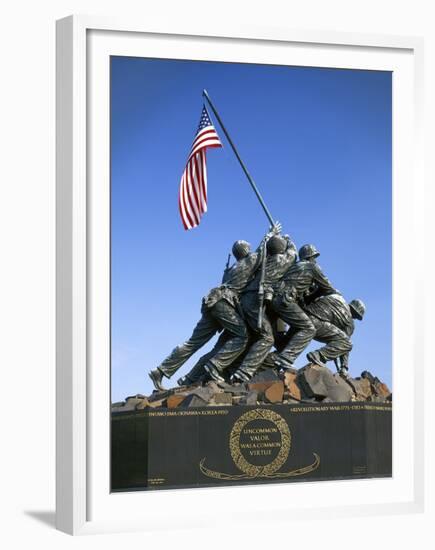 Iwo Jima Memorial, Arlington, Virginia, USA-Charles Gurche-Framed Premium Photographic Print