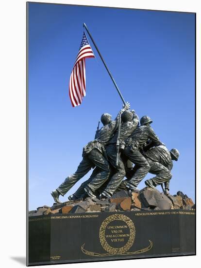 Iwo Jima Memorial, Arlington, Virginia, USA-Charles Gurche-Mounted Premium Photographic Print