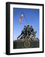 Iwo Jima Memorial, Arlington, Virginia, USA-Charles Gurche-Framed Photographic Print