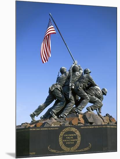 Iwo Jima Memorial, Arlington, Virginia, USA-Charles Gurche-Mounted Photographic Print