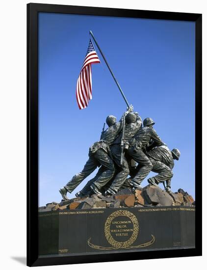 Iwo Jima Memorial, Arlington, Virginia, USA-Charles Gurche-Framed Photographic Print