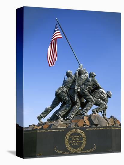 Iwo Jima Memorial, Arlington, Virginia, USA-Charles Gurche-Stretched Canvas