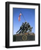 Iwo Jima Memorial, Arlington, Virginia, USA-Charles Gurche-Framed Photographic Print