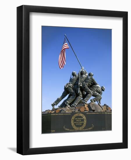 Iwo Jima Memorial, Arlington, Virginia, USA-Charles Gurche-Framed Photographic Print