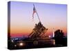 Iwo Jima Memorial at dawn, Washington Monument, Washington DC, USA-null-Stretched Canvas