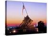 Iwo Jima Memorial at dawn, Washington Monument, Washington DC, USA-null-Stretched Canvas