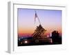 Iwo Jima Memorial at dawn, Washington Monument, Washington DC, USA-null-Framed Photographic Print