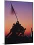 Iwo Jima Memorial at Sunset, Washington DC, USA-Walter Bibikow-Mounted Photographic Print