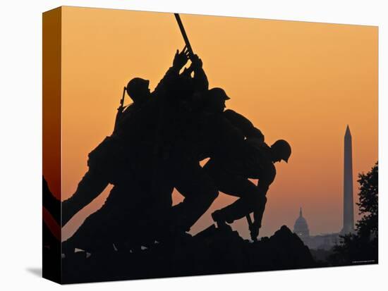 Iwo Jima Memorial, Washington D.C. Usa-Walter Bibikow-Stretched Canvas