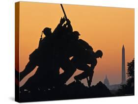 Iwo Jima Memorial, Washington D.C. Usa-Walter Bibikow-Stretched Canvas