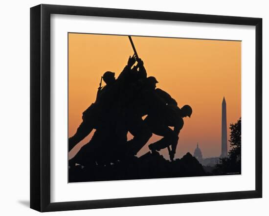 Iwo Jima Memorial, Washington D.C. Usa-Walter Bibikow-Framed Photographic Print