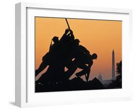 Iwo Jima Memorial, Washington D.C. Usa-Walter Bibikow-Framed Photographic Print