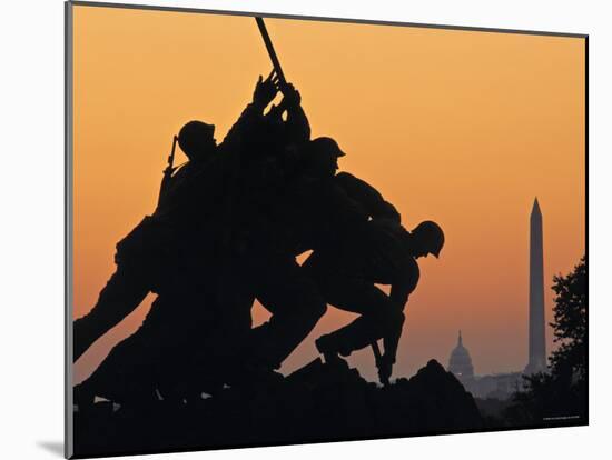 Iwo Jima Memorial, Washington D.C. Usa-Walter Bibikow-Mounted Photographic Print