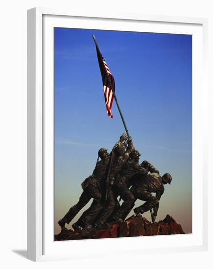 Iwo Jima Memorial, Washington DC, USA-Walter Bibikow-Framed Premium Photographic Print