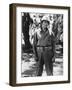 Iwo Jima Sands of Iwo Jima by Allan Dwan with John Wayne, 1949 (b/w photo)-null-Framed Photo