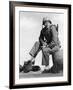 Iwo Jima Sands of Iwo Jima by AllanDwan with John Wayne, 1949 (b/w photo)-null-Framed Photo