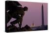Iwo Jima; US Capitol; Washington Monument; Washington; Dc, 2006 (Photo)-Kenneth Garrett-Stretched Canvas
