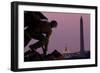 Iwo Jima; US Capitol; Washington Monument; Washington; Dc, 2006 (Photo)-Kenneth Garrett-Framed Giclee Print