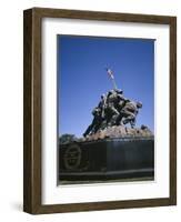 Iwo Jima War Memorial to the U.S. Marine Corps, Second World War, Arlington, USA-Geoff Renner-Framed Photographic Print