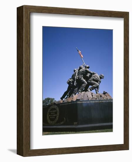 Iwo Jima War Memorial to the U.S. Marine Corps, Second World War, Arlington, USA-Geoff Renner-Framed Photographic Print