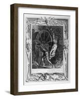 Ixion in Tartarus on the Wheel, 1733-Bernard Picart-Framed Giclee Print