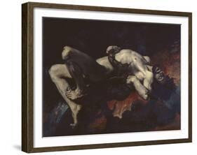 Ixion pr?pit?ans les Enfers-Jules Delaunay-Framed Giclee Print