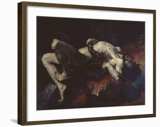 Ixion pr?pit?ans les Enfers-Jules Delaunay-Framed Giclee Print