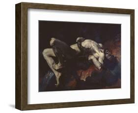 Ixion pr?pit?ans les Enfers-Jules Delaunay-Framed Giclee Print