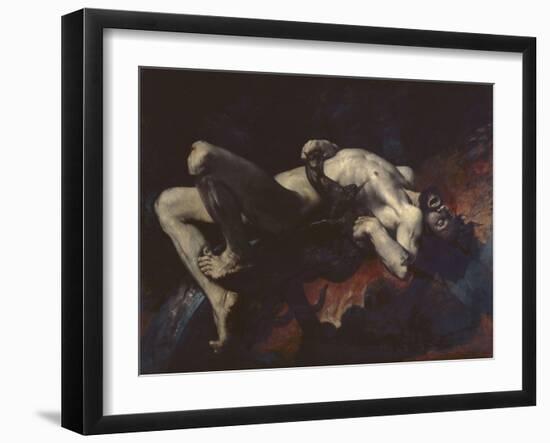 Ixion pr?pit?ans les Enfers-Jules Delaunay-Framed Giclee Print