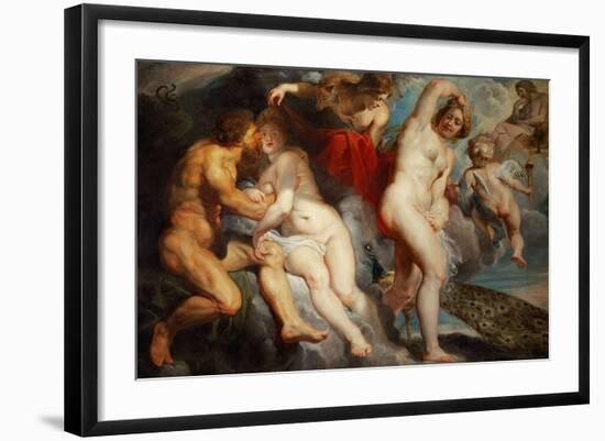 Ixion,Roi des Lapithes,trompe par Junon. Ixion,King of the Lapiths,deceived by Juno-Peter Paul Rubens-Framed Giclee Print