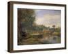 Izaak Walton Fishing, 1850-EM Ward-Framed Giclee Print