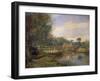 Izaak Walton Fishing, 1850-EM Ward-Framed Giclee Print