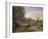 Izaak Walton Fishing, 1850-EM Ward-Framed Giclee Print