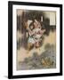 Izanagi and Izanami Giving Birth to Japan, 1925-Kawanabe Kyosai-Framed Giclee Print