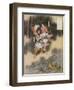 Izanagi and Izanami Giving Birth to Japan, 1925-Kawanabe Kyosai-Framed Giclee Print