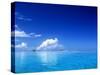 Izena Island on the Horizon-null-Stretched Canvas