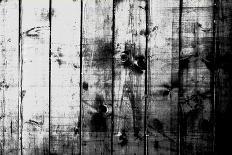 Abstract Black Grunge Background Texture with Wood Pattern-Izhaev-Art Print