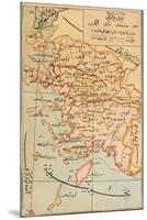 Izmir Region of Turkey - Map-null-Mounted Premium Photographic Print