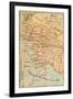 Izmir Region of Turkey - Map-null-Framed Premium Photographic Print