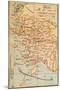 Izmir Region of Turkey - Map-null-Mounted Premium Photographic Print